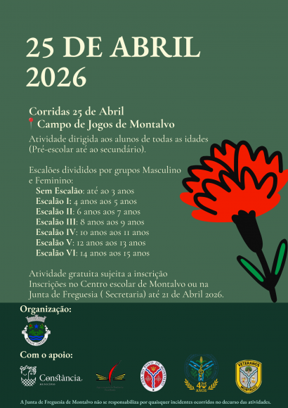 Corridas 25 abril 2026