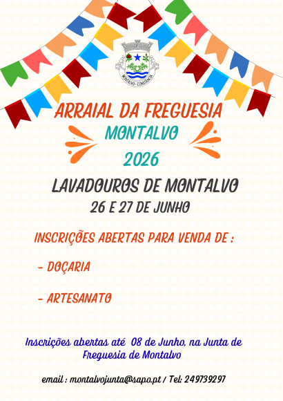 Incri&ccedil;&otilde;es - venda " Arraial da Freguesia "