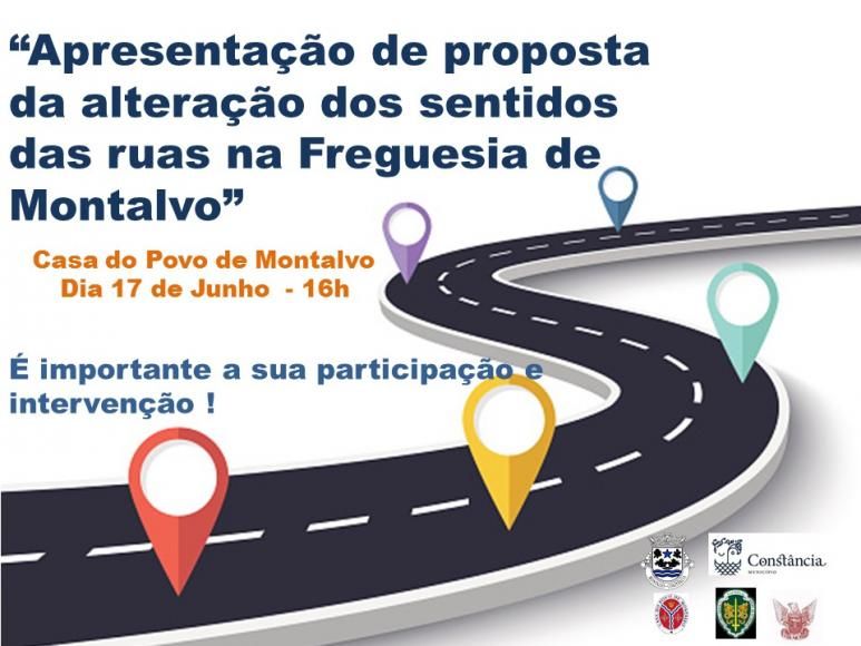 Proposta de altera&ccedil;&atilde;o de sentidos das ruas em Montalvo