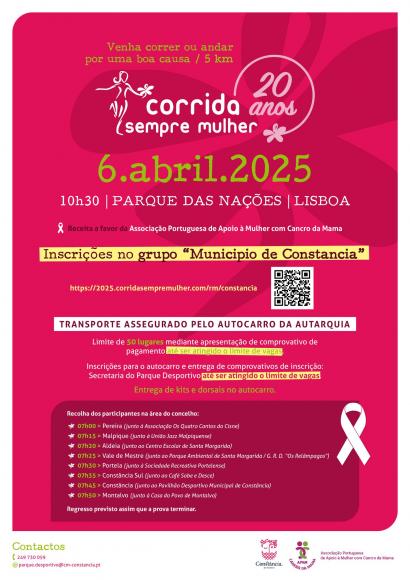 Corrida sempre mulher - 06 Abril 2025 Corrida sempre mulher - 06 Abril 2025